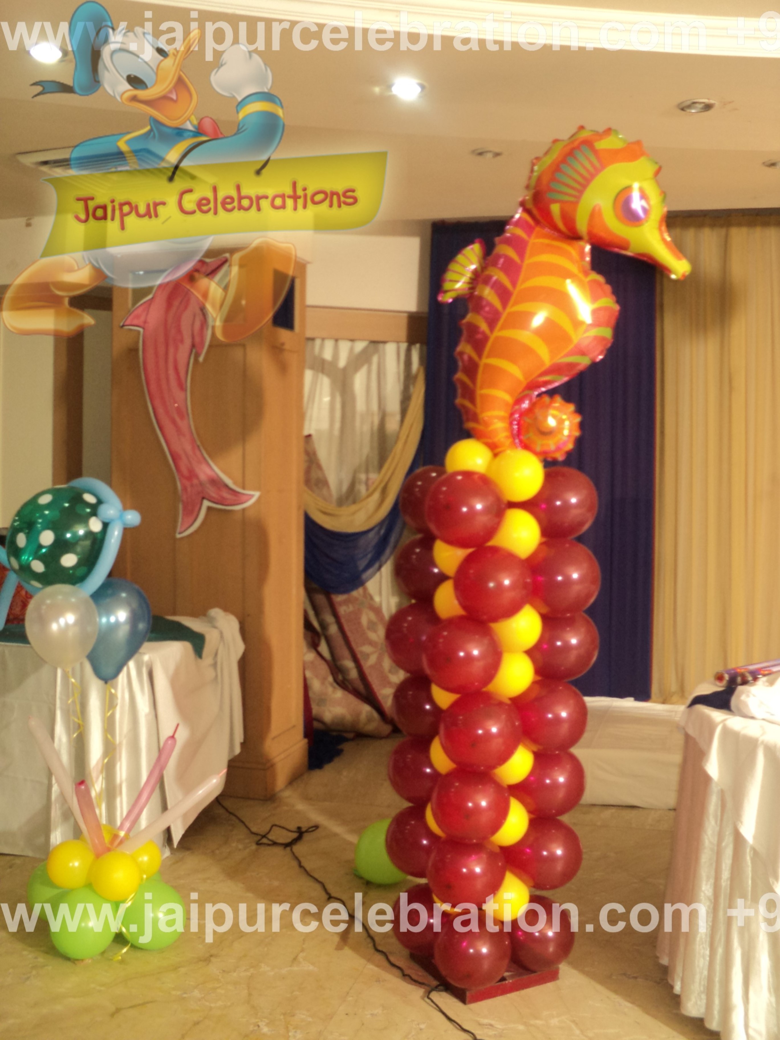 as per under water theme with anagram super shape foil balloons 28 inch