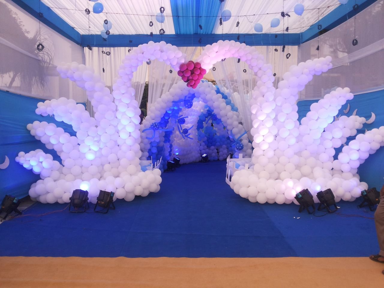 Birthday party entrance decoration in Jaipur