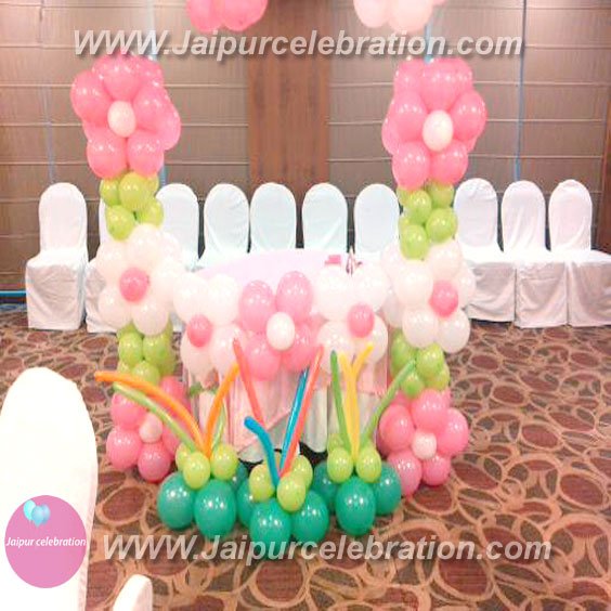 Silver Package birthday decoration in Jaipur