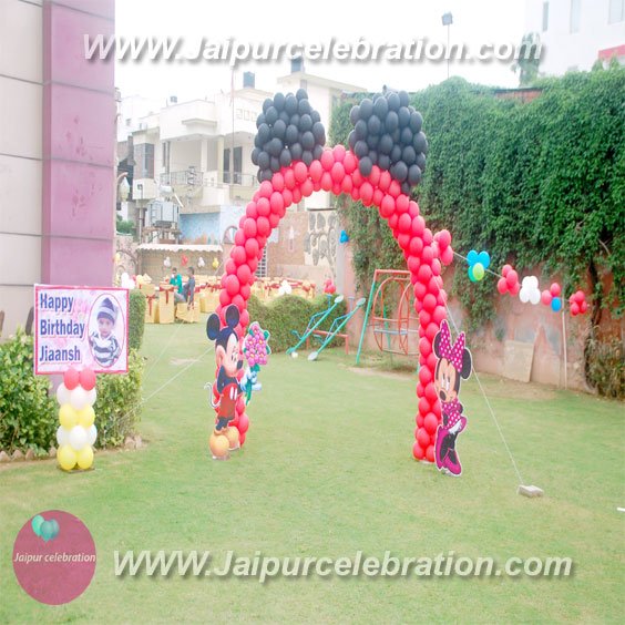 Gold Package birthday decoration in Jaipur