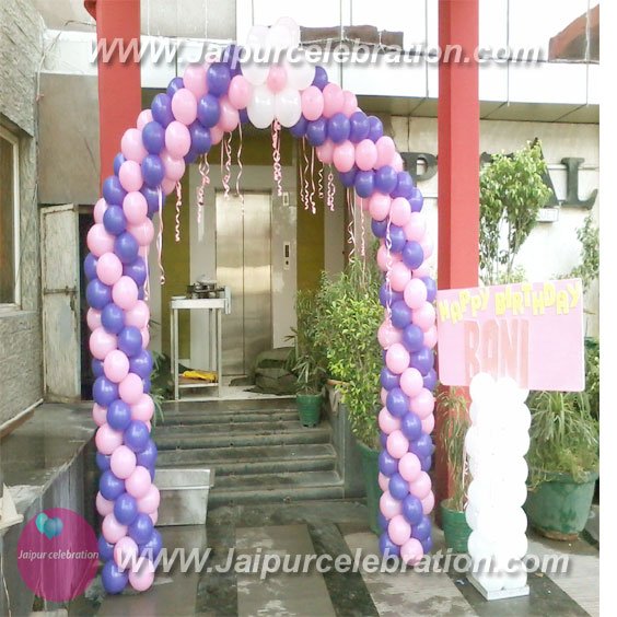 Gold Package birthday decoration in Jaipur