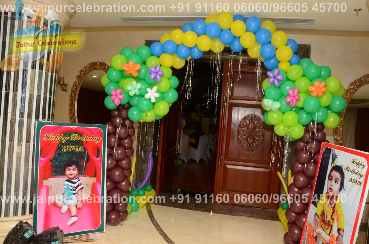 Entrance – birthday decoration in Jaipur