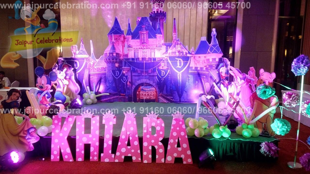 Cake Table – birthday decoration in Jaipur