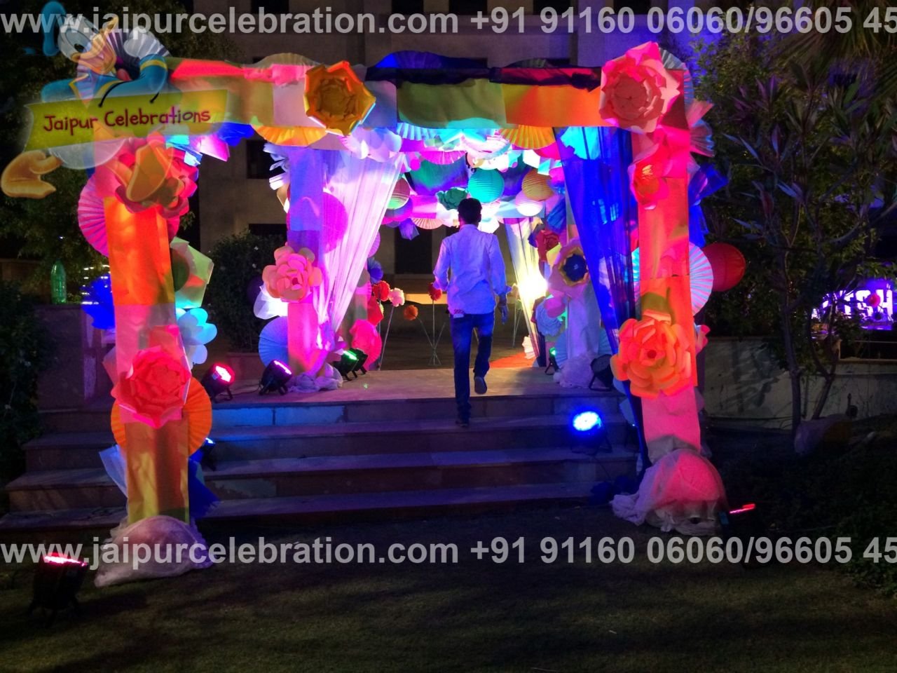 Entrance – birthday decoration in Jaipur