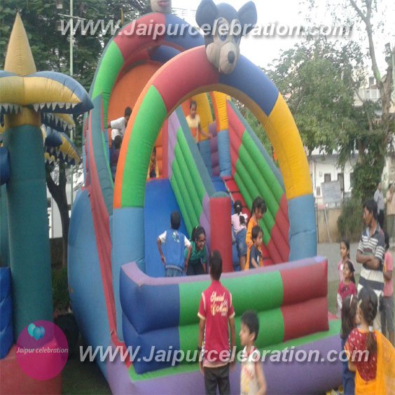 Bouncy Slide for kids party in Jaipur