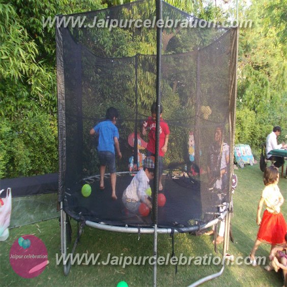 Trampoline for kids party in Jaipur