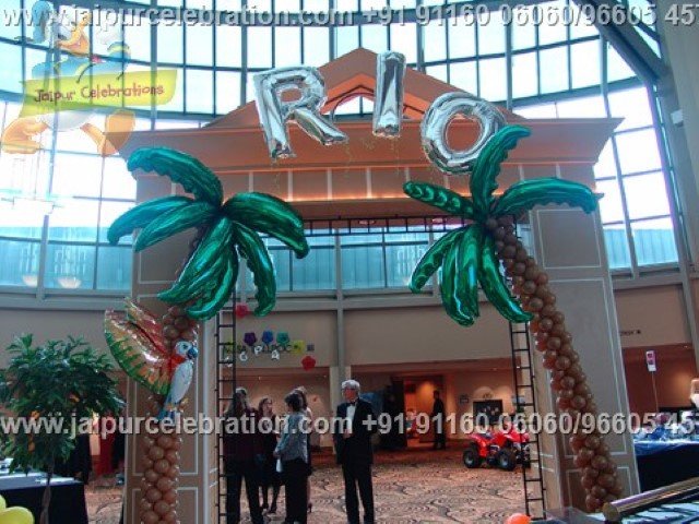 Entrance – birthday decoration in Jaipur