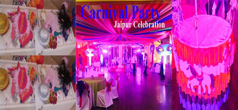 carnival theme party decoration in jaipur