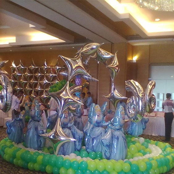 Cinderella birthday party decoration in Jaipur