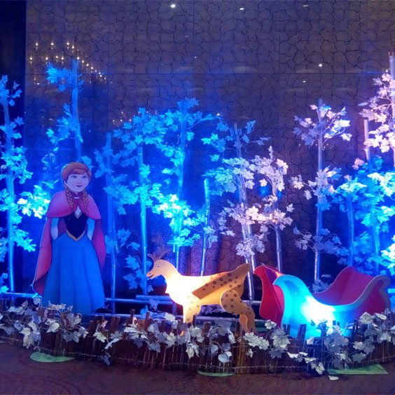 Disney Frozen birthday party decoration in Jaipur