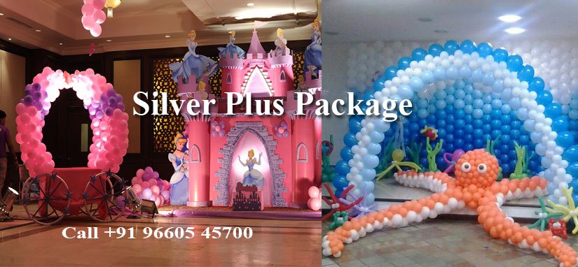 Silver Plus Package – birthday decoration in Jaipur
