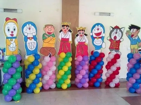 Doraemon birthday decoration in Jaipur