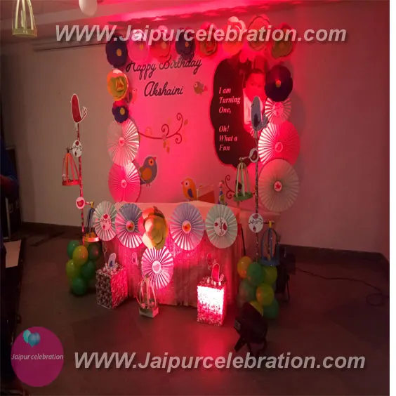 Bird birthday decoration in Jaipur