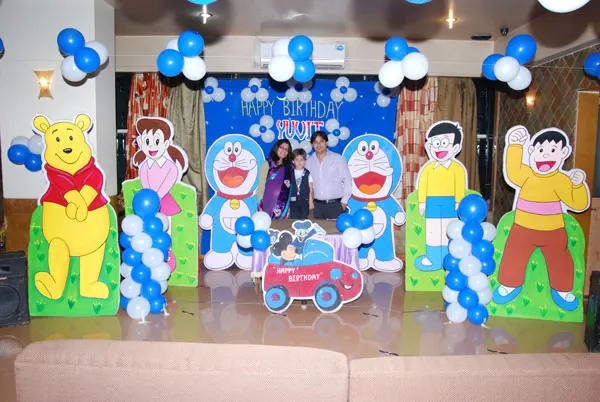 Doraemon birthday decoration in Jaipur
