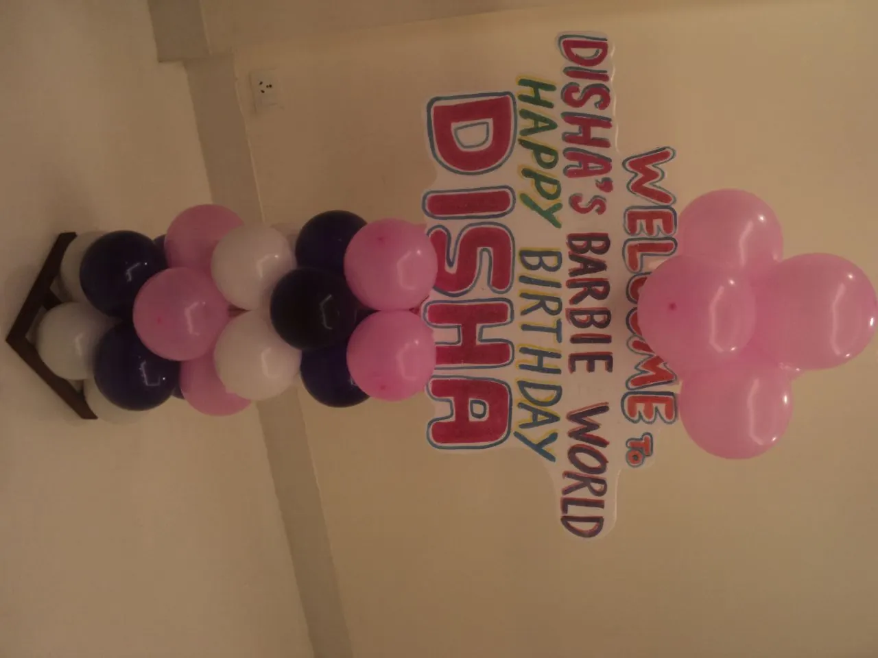 Flower birthday decoration in Jaipur