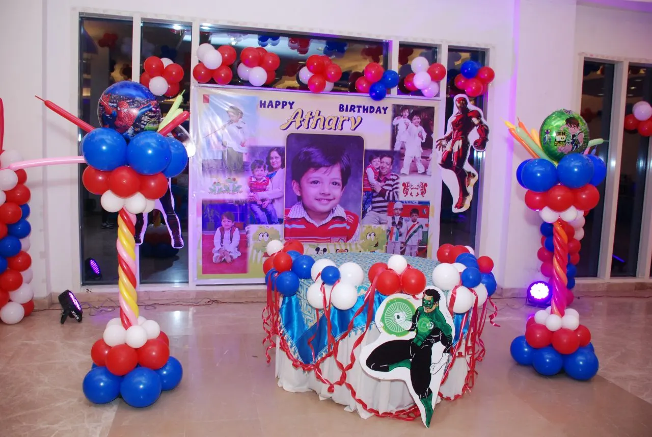 Super Heroes birthday decoration in Jaipur
