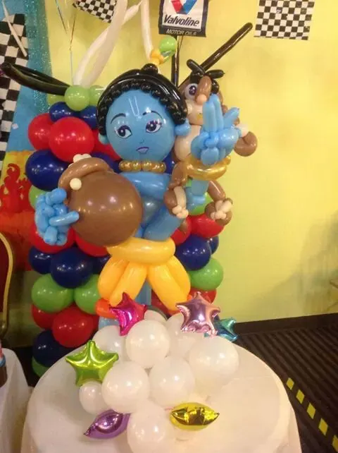 Krishna Theme birthday decoration in Jaipur
