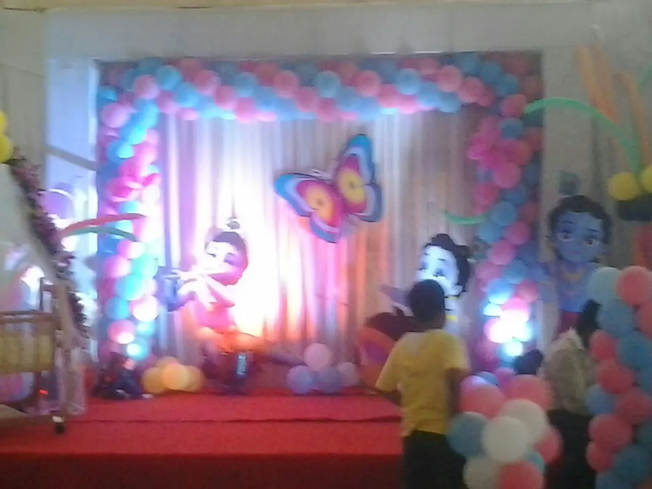Krishna Theme birthday decoration in Jaipur