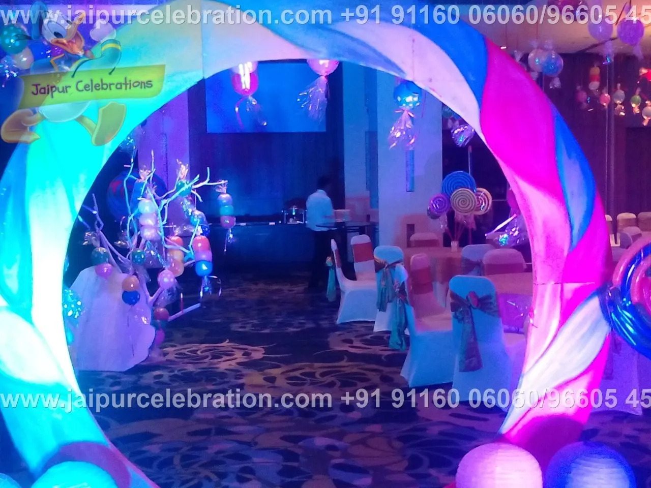 Entrance – birthday decoration in Jaipur