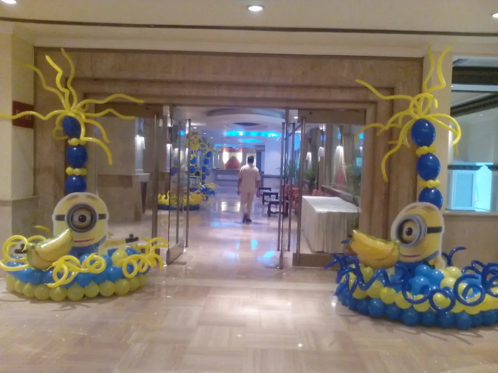Minions birthday decoration in Jaipur
