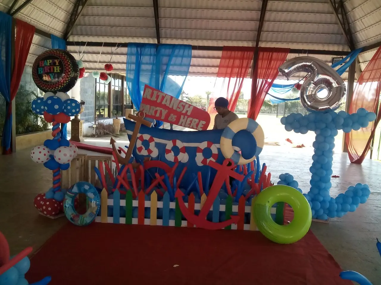Pirates birthday decoration in Jaipur