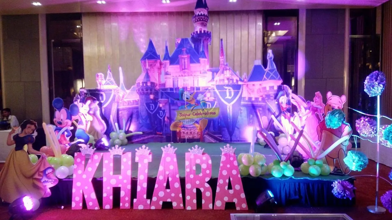 Disney Theme birthday decoration in Jaipur