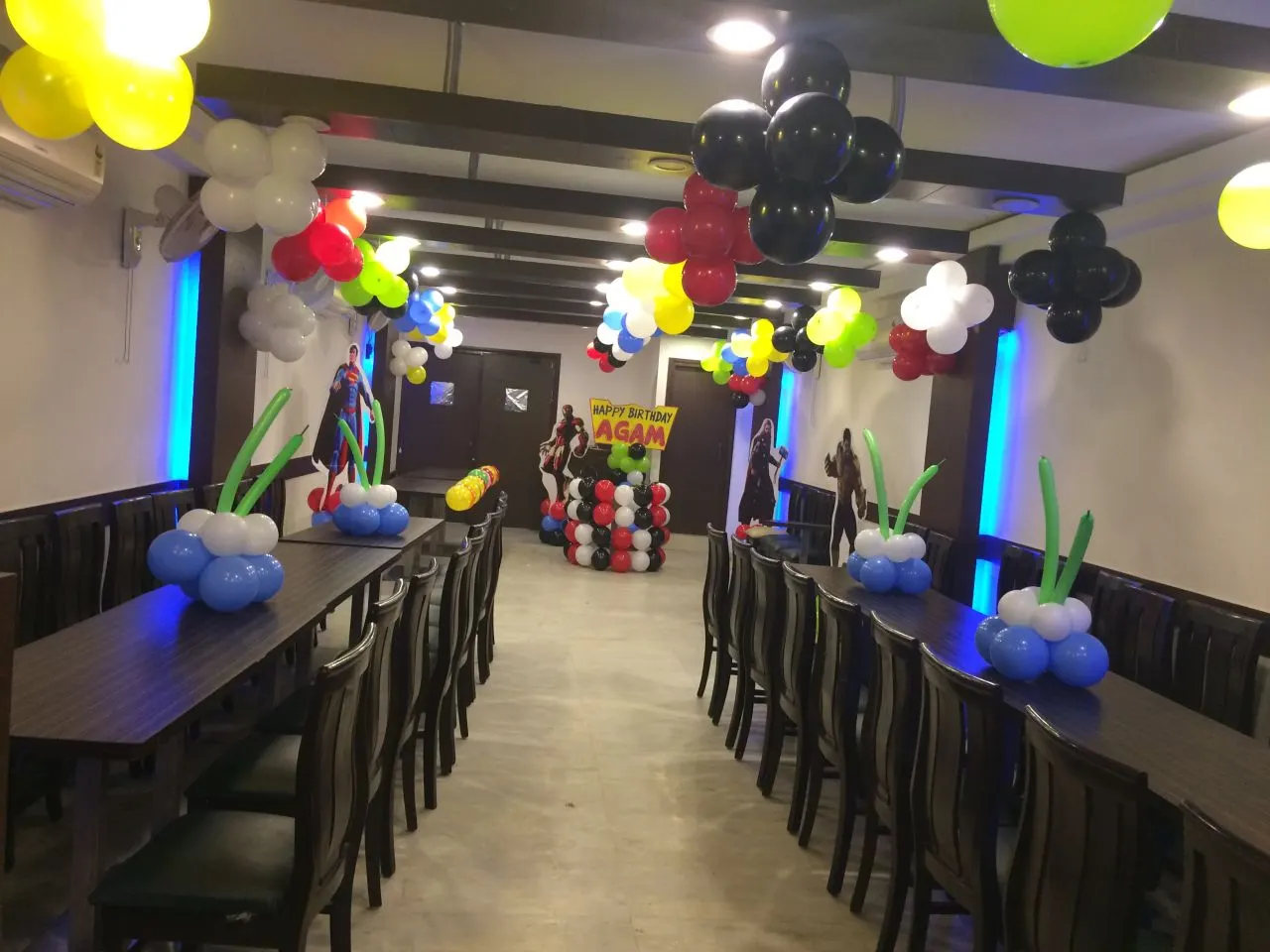 Super Heroes birthday decoration in Jaipur