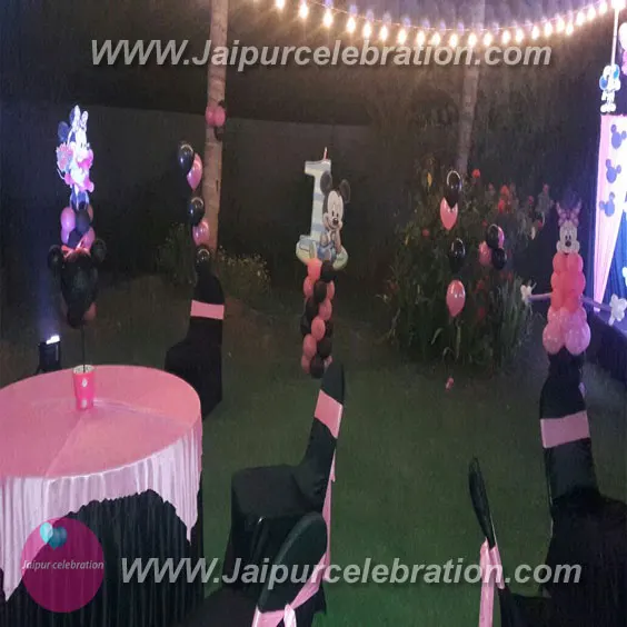 Minnie Mouse birthday decoration in Jaipur