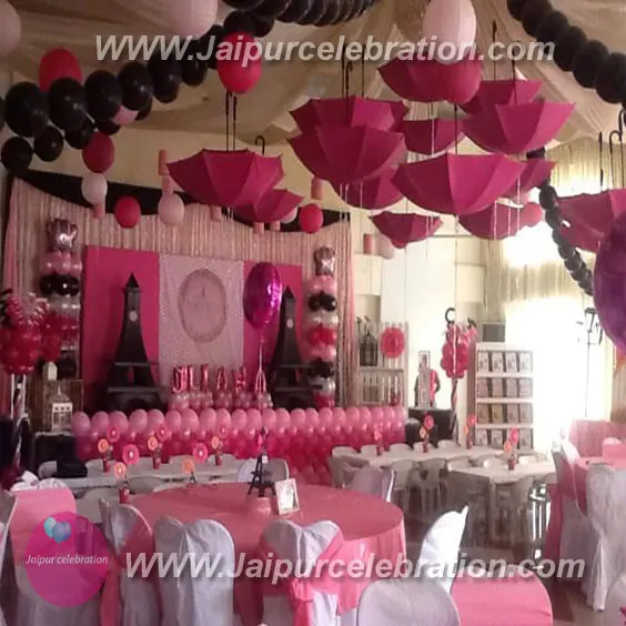 Sunshine birthday decoration in Jaipur
