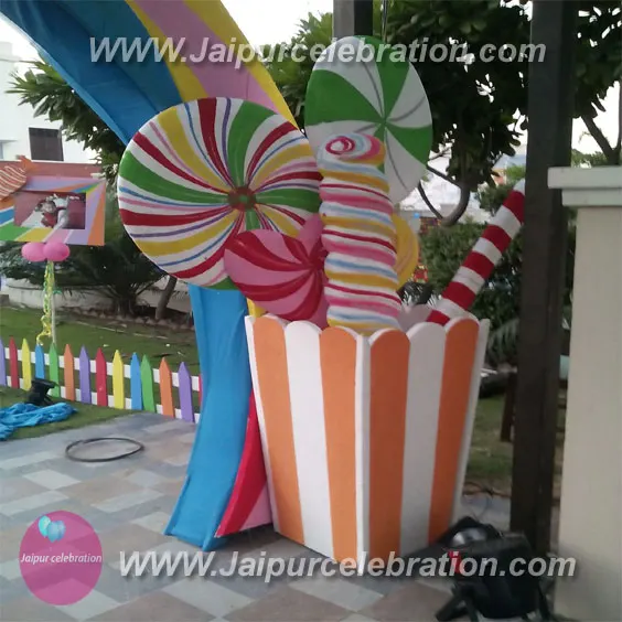 Candyland birthday decoration in Jaipur