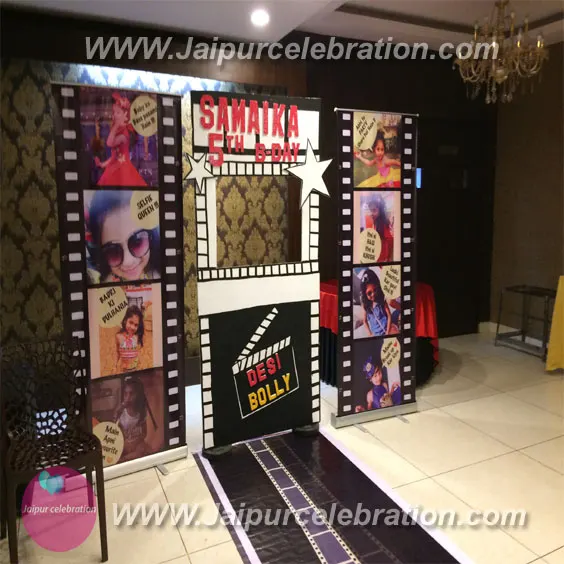 Bollywood birthday decoration in Jaipur