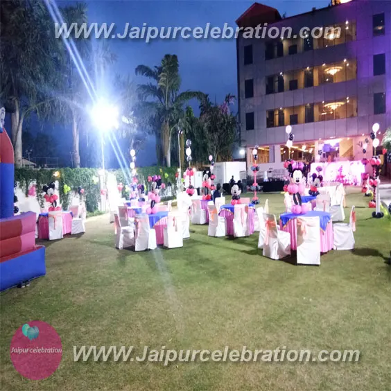 Minnie Mouse birthday decoration in Jaipur