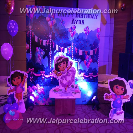 Dora birthday decoration in Jaipur