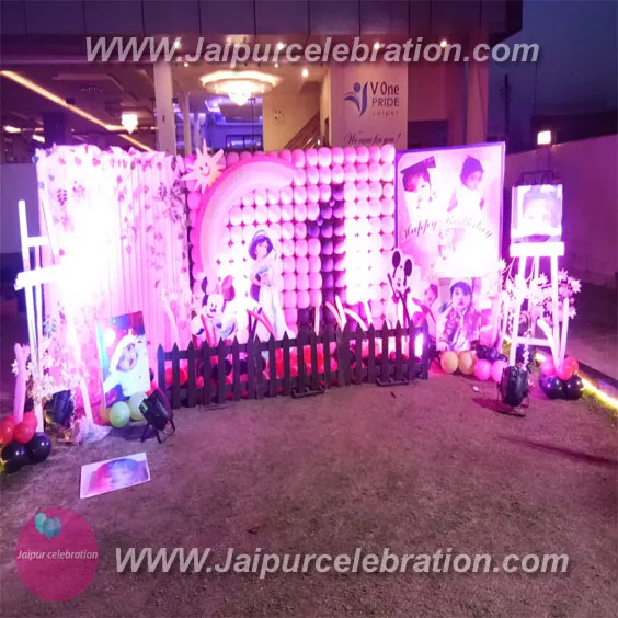 Minnie Mouse birthday decoration in Jaipur
