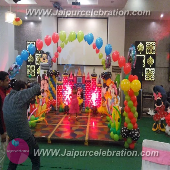 Minnie Mouse birthday decoration in Jaipur