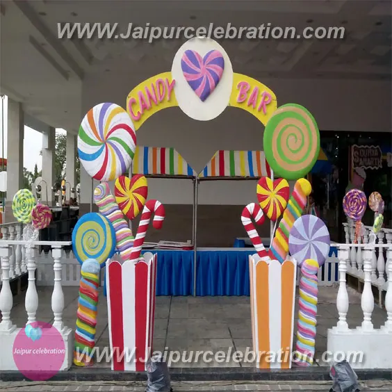 Candyland birthday decoration in Jaipur