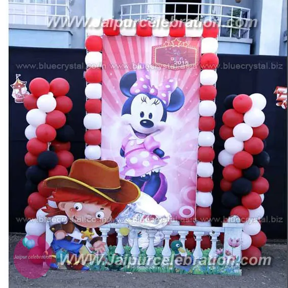 Minnie Mouse birthday decoration in Jaipur