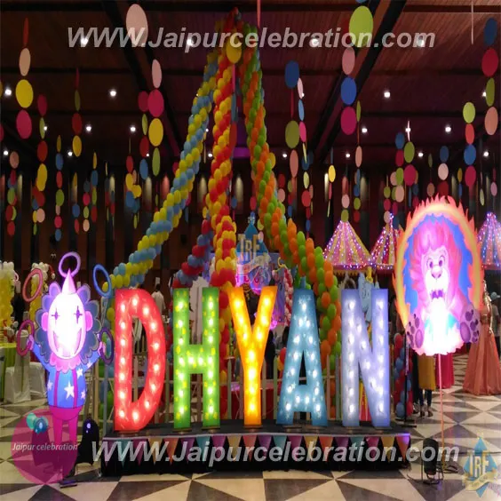 Carnival birthday decoration in Jaipur