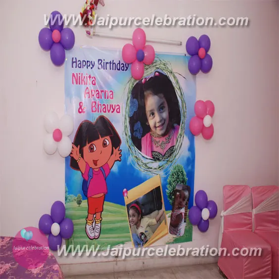 Dora birthday decoration in Jaipur