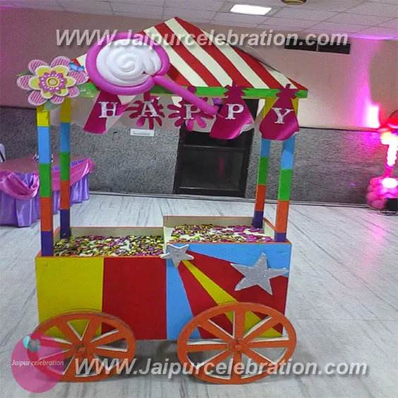 Candyland birthday decoration in Jaipur