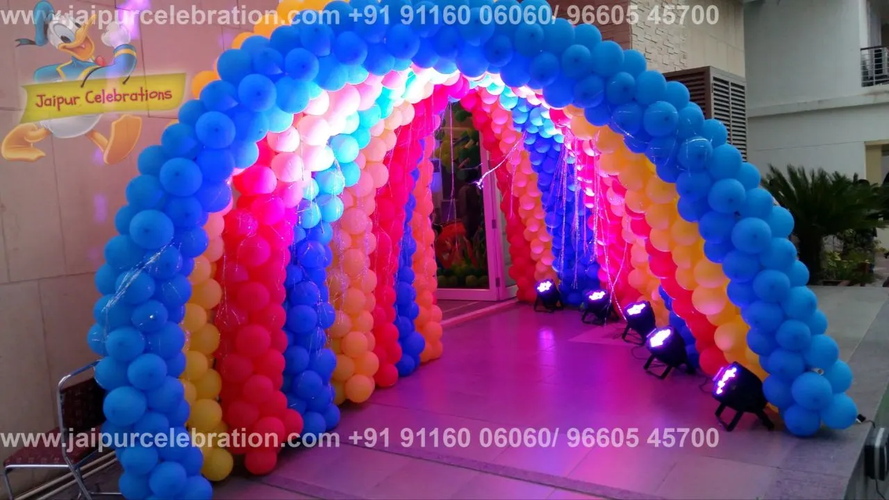 Entrance – birthday decoration in Jaipur