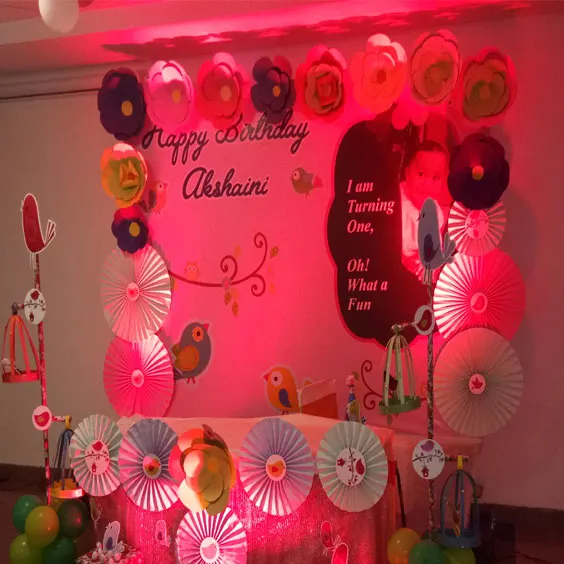 Bird birthday party decoration in Jaipur