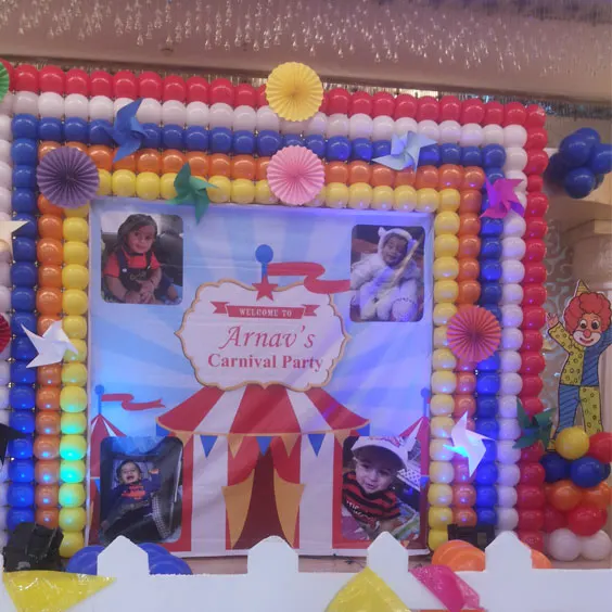 Carnival birthday party decoration in Jaipur