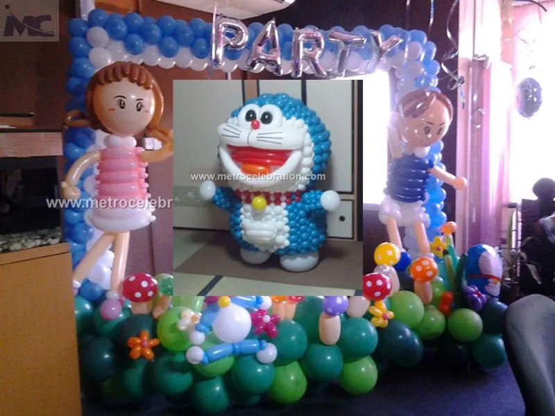 Doraemon birthday party decoration in Jaipur