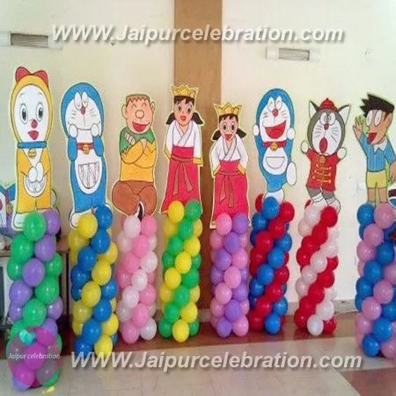 Doraemon birthday decoration in Jaipur