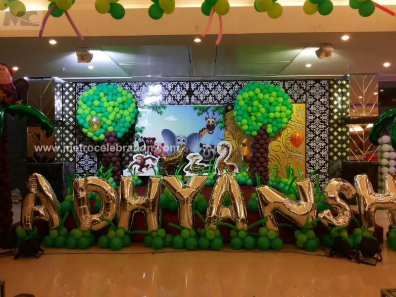 Jungle Book birthday party decoration in Jaipur