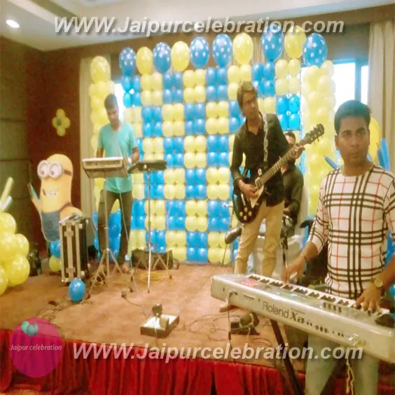 Minions birthday decoration in Jaipur