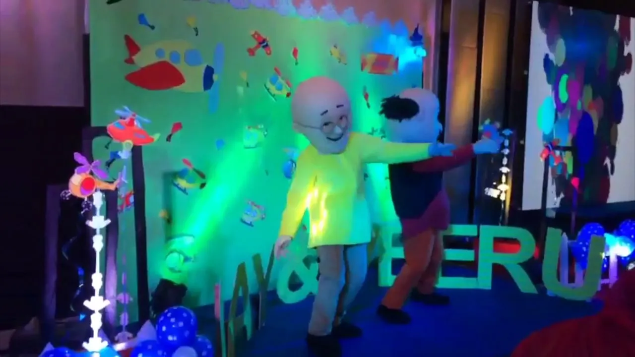 Motu Patlu birthday decoration in Jaipur